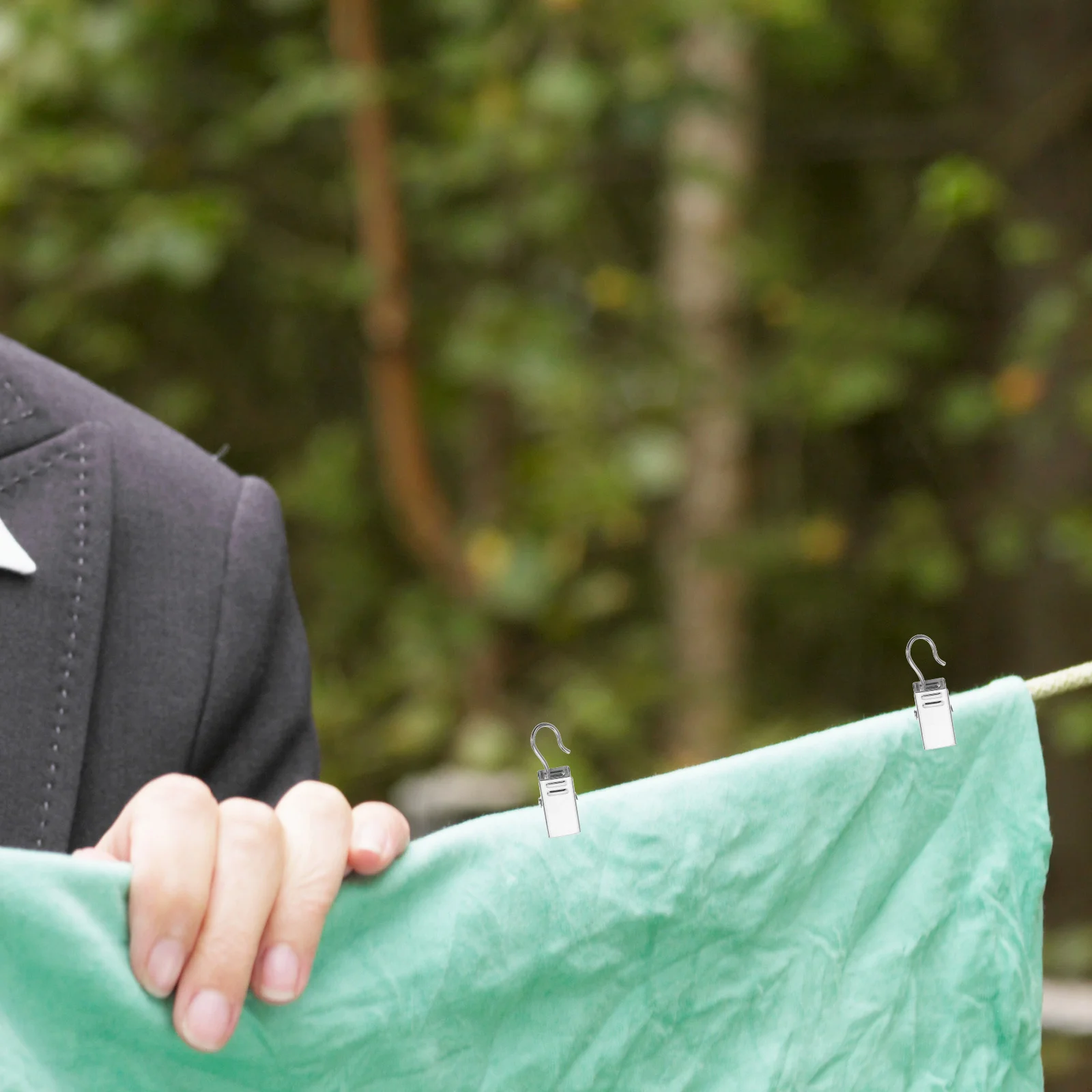 

60pcs Curtain Clips Iron Heavy Duty Hanging Clip For Curtains Lamp Cord Clips Holiday Lights Display Festival Cards Home