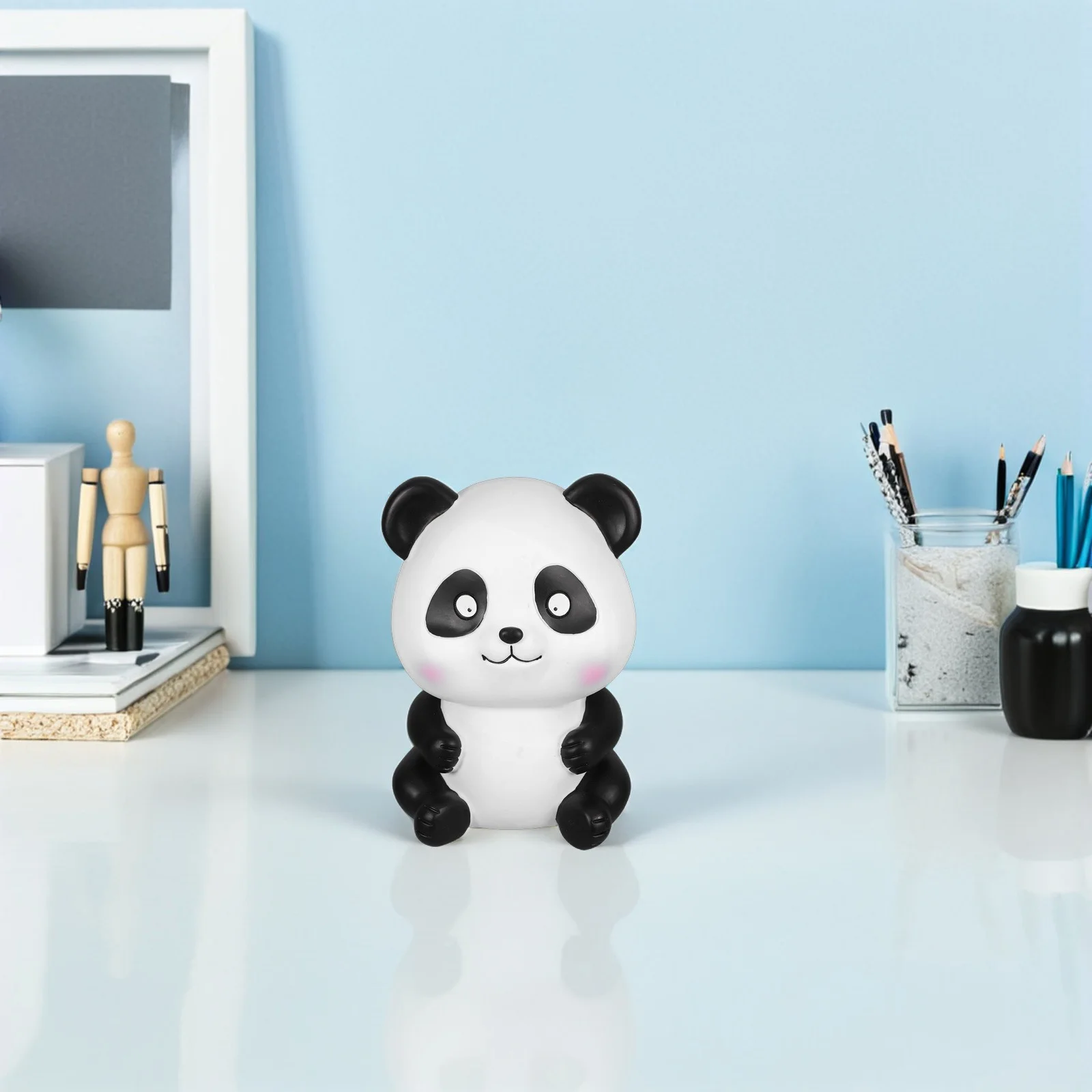 

Panda Coin Bank Shatterproof Cartoon Animal Money Saving Pot Kids Piggy Bank Large Capacity for Room Decor Coin Saving Jar