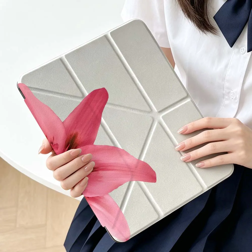 

Pink daffodils Soft For Apple iPad Air A16 4 5 11th 10th 7th 11 12.9 13 10.5 inch Gen 3Y Tablet Case