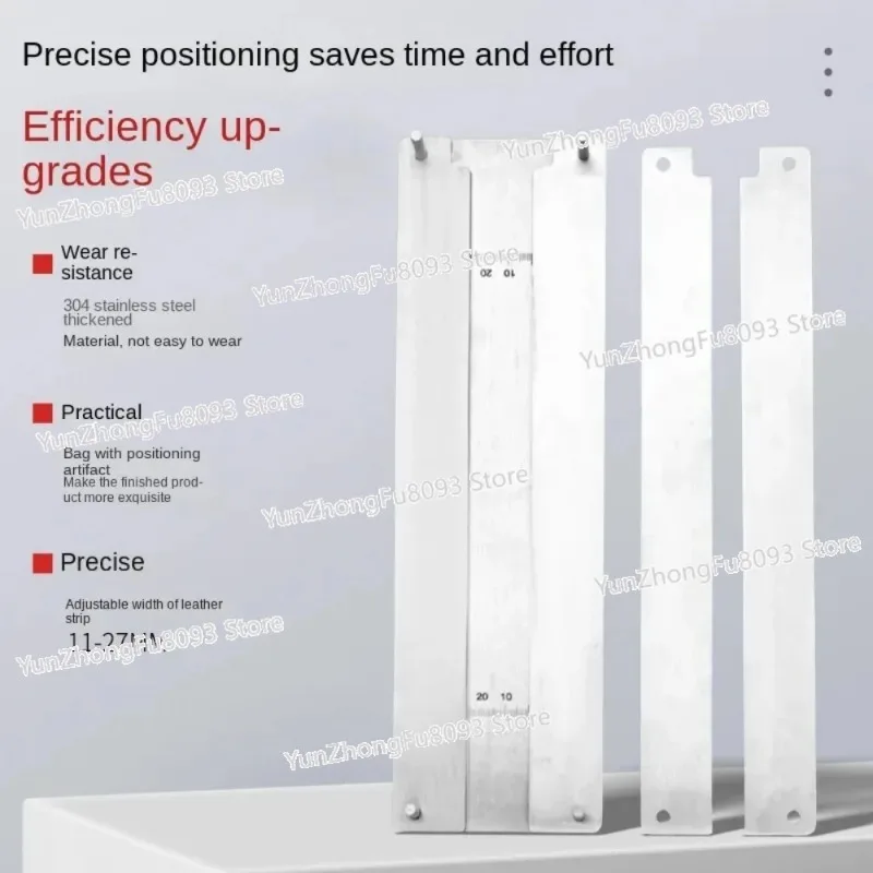 Leather Positioning Ruler Shoulder Strap Leather Strip To Stick Positioning Ruler