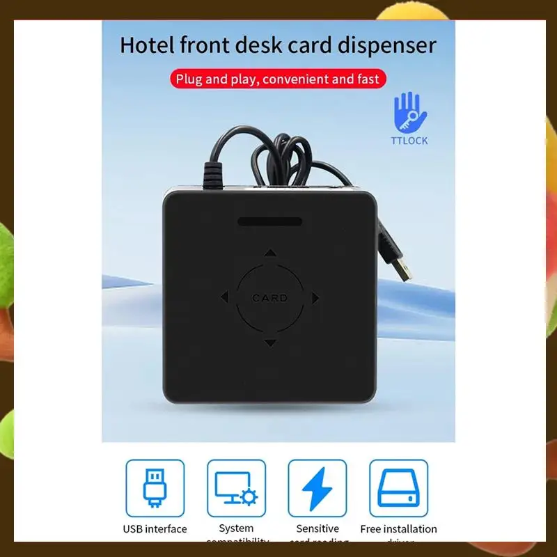 

TTLOCK Card Encoder Smart Card Sensor NFC 13.56M M1 IC Card Reader RFID Chip Scanner For Hotel System Software-Retail