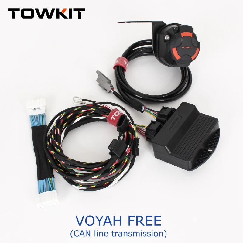 For VOYAH FREE Trailer Wiring harness Eur 13/7 pin trailer RV tail light signal Australia 12/7 pin CANbus Trailer controller