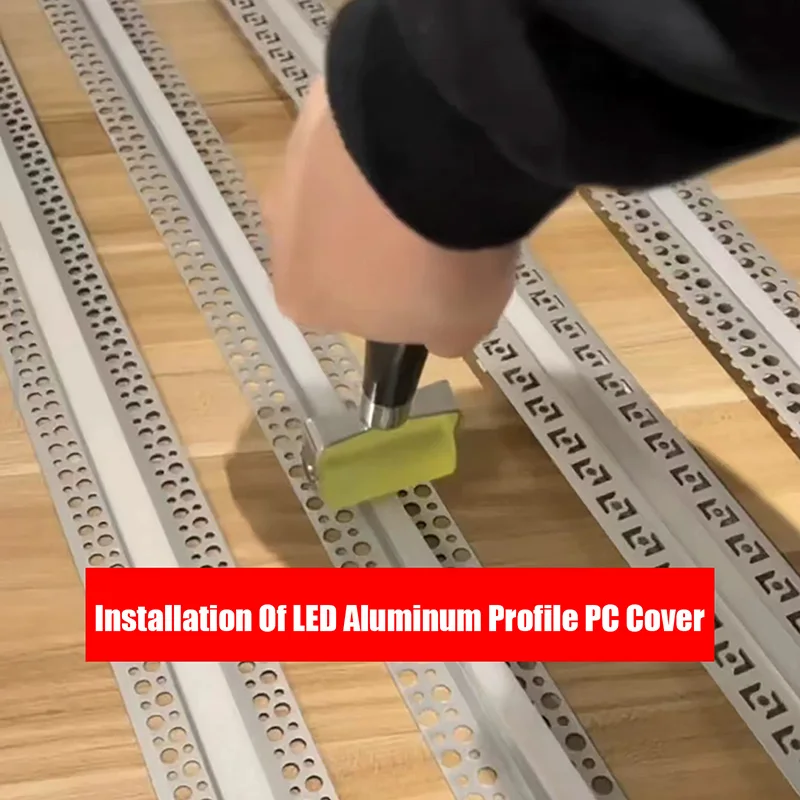 LED Strip Paste Roller Aluminum Profile Cover Installation Roller Electrician Tool Furniture Edge Sealing Bar Pressure Roller