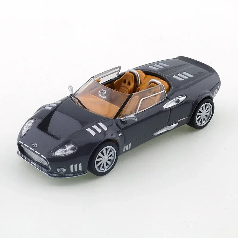 DCT 1/64 Spyker C12 modelo de coche deportivo coches Vintage JDM vehículo aleación Diecast Metal modelo niños regalo de Navidad juguetes para niños