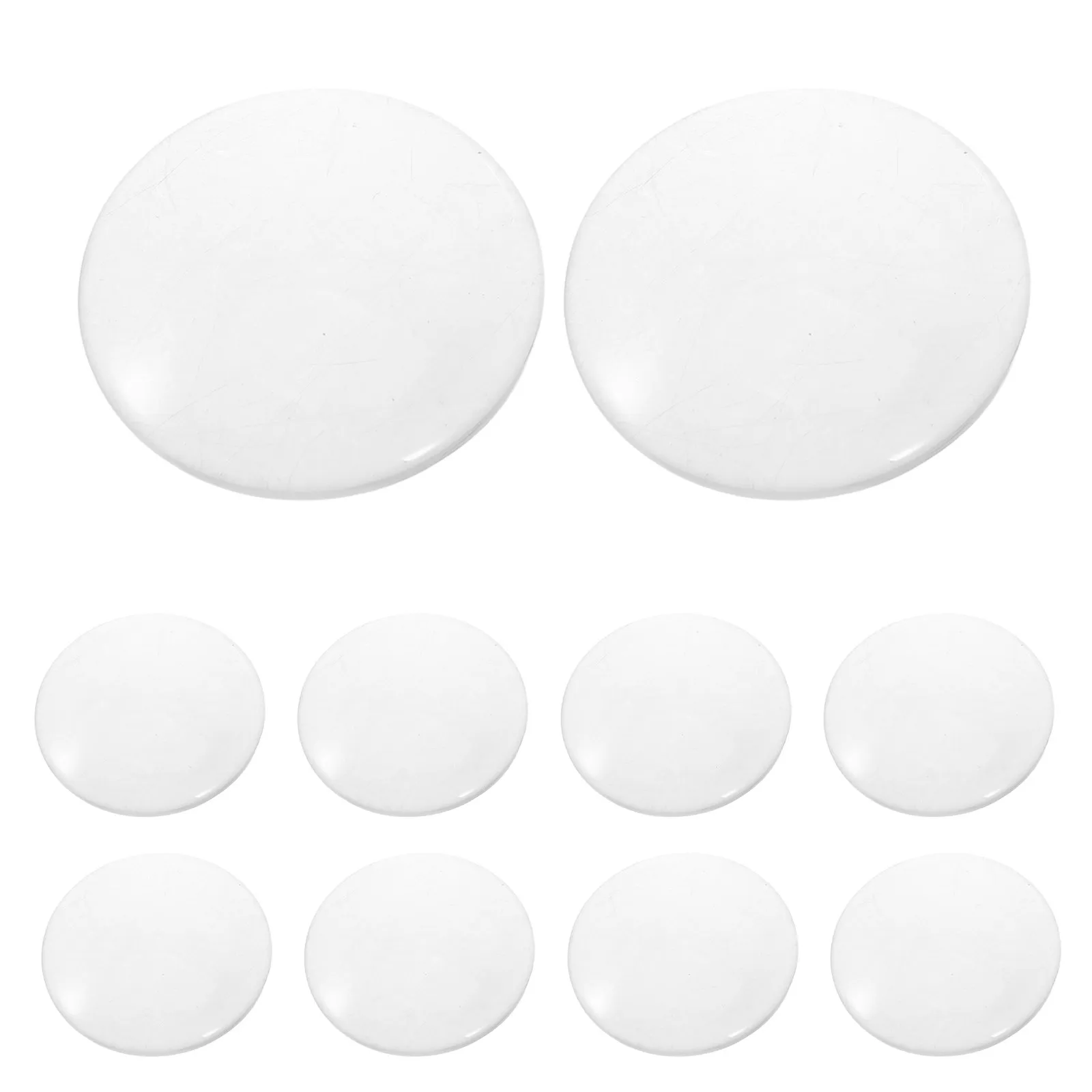 15Pcs Transparent Round Glass Cabochons Clear Flatback Dome for DIY Jewelry Making Findings Craft Pendants Craft Cabochon