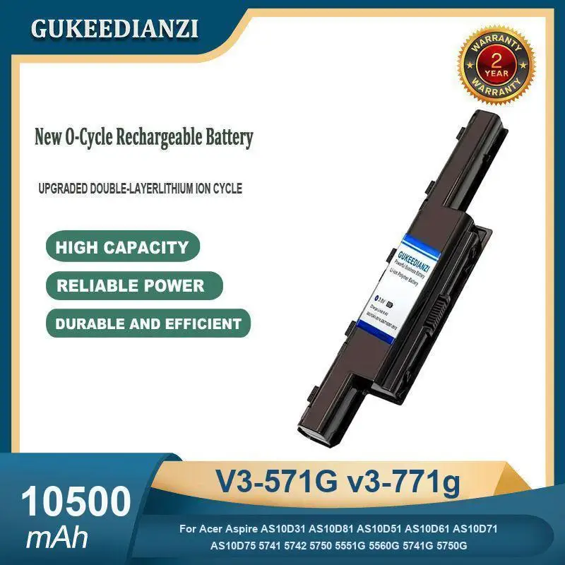 

10500 мАч V3-571G v3-771g аккумулятор для ноутбука Acer Aspire AS10D31 AS10D81 AS10D51 AS10D61 AS10D71 AS10D75 5741