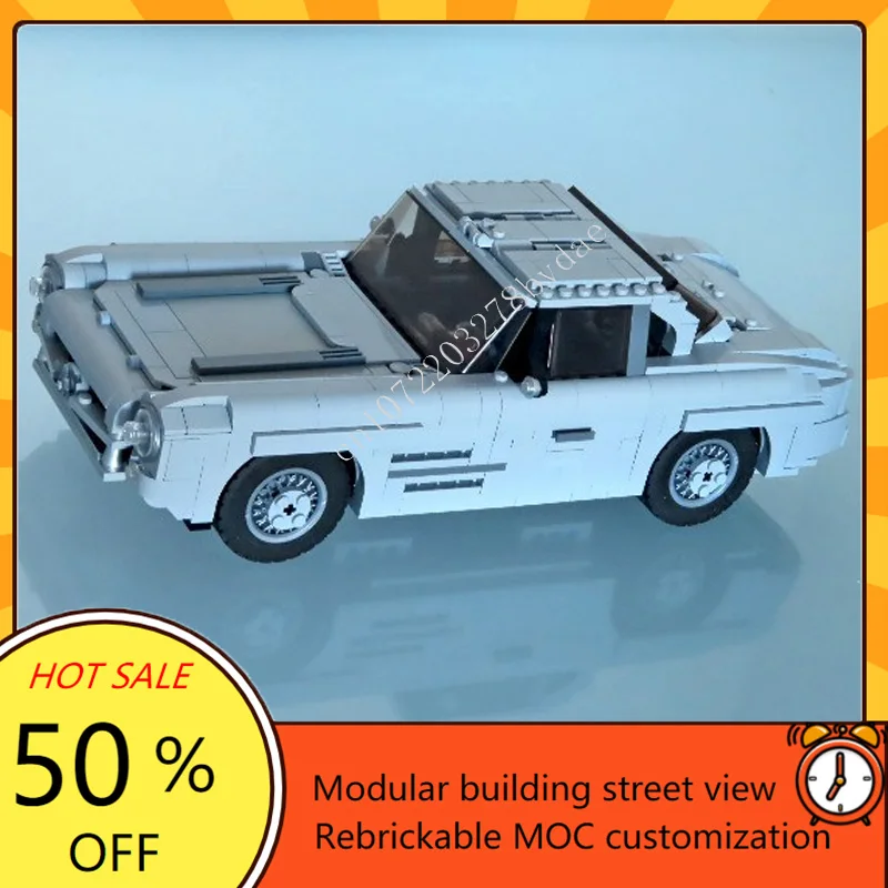 1084PCS MOC City Transportation MOC-10262 MB 300SL Model Custom Puzzles  DIY Creative Education Assembly Puzzle Xmas Toys Gift