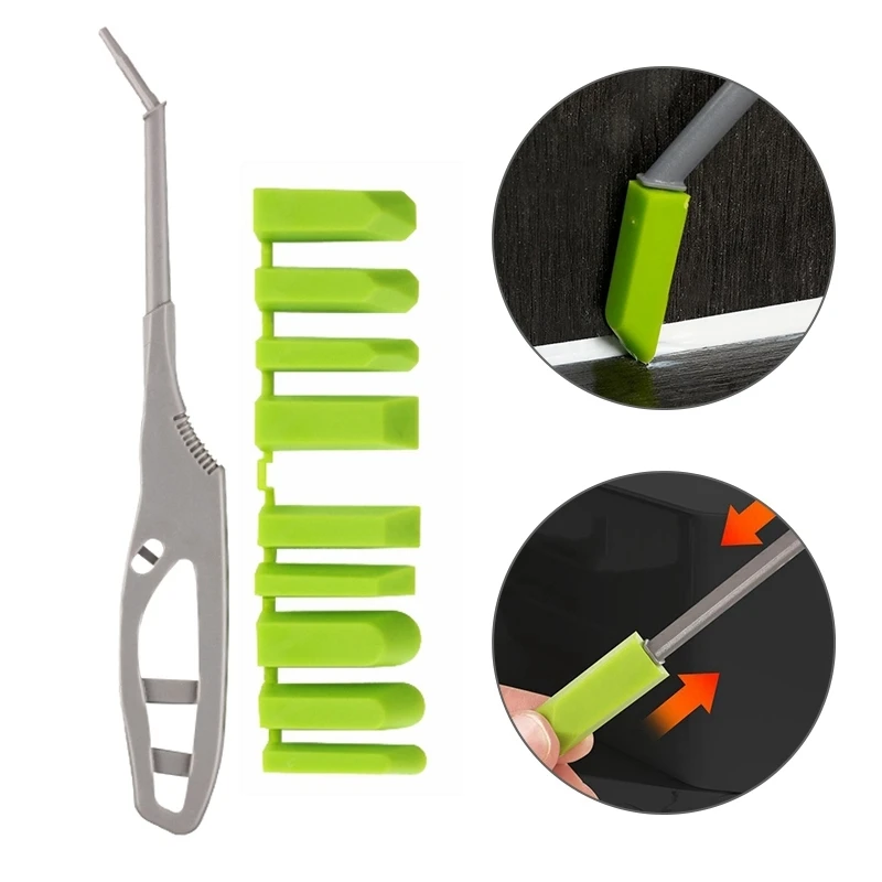 Glass Glue Angle Scraper Seam Repair Removal Tool Caulking Finisher Smooth Grout Multifunction Tile Floor Gap Removal Tool Set