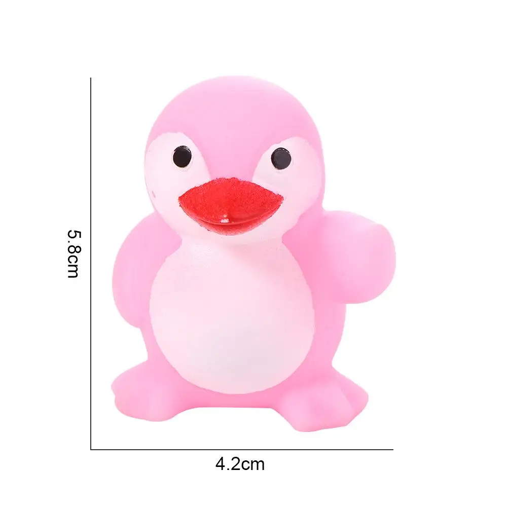 Funny Gift Cute Squeeze Animals Colorful Sound Squeaky Float Shower Toy Baby Bath Toys Swimming Water Toys Bath Toys