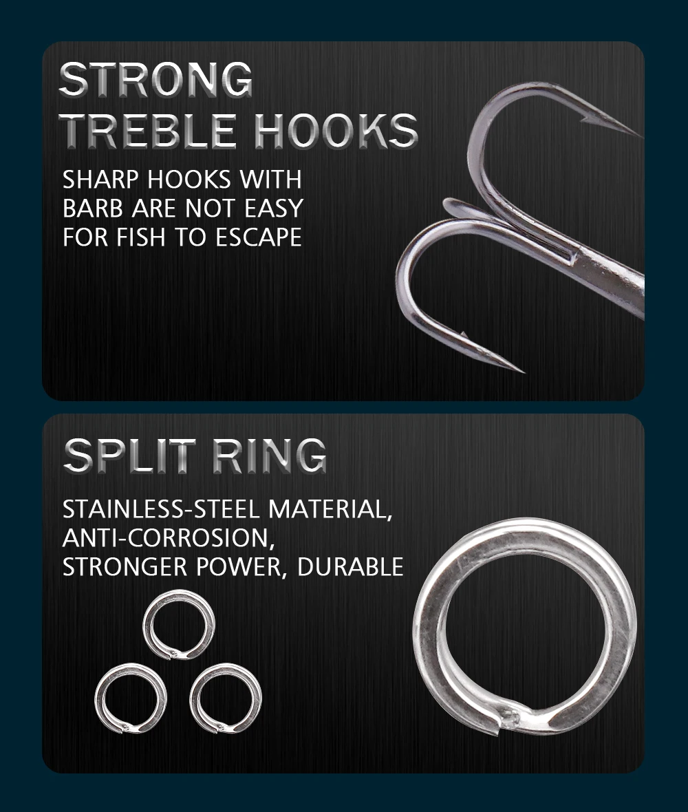 GOBASS Winter VIB Vibration Angeln Köder 24g 34g Lange Casting Rattlin Künstliche Wobbler Harten Köder Hecht Bass karpfen Angelgerät – Detail 8