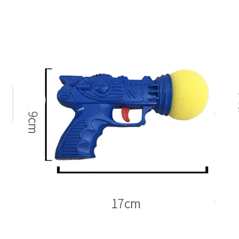 Novas crianças esponja pistola ejeção bola lançamento bola jogos ao ar livre das crianças brinquedo arma descompressão pessoa inteira brinquedo do bebê