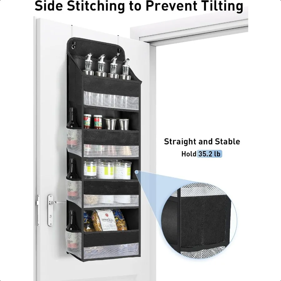 1 pacote sobre a porta organizador 35.2lbs carga brinquedo de pelúcia armazenamento balanço pendurado organizadores do banheiro e armazenamento para n