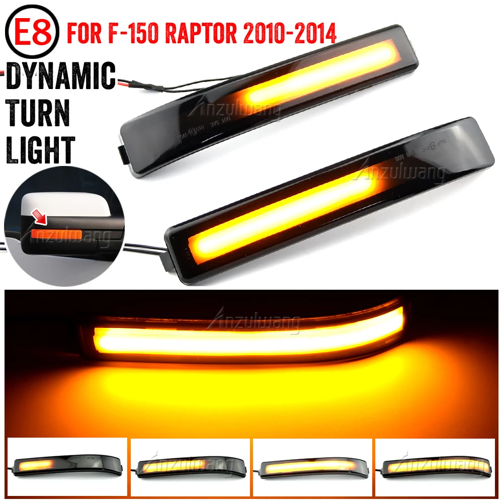 

For FORD Focus 2 MK2 2004 - 2008 C-MAX Dynamic Turn Signal Light Car Rear View Mirror LED Indicator Blinker