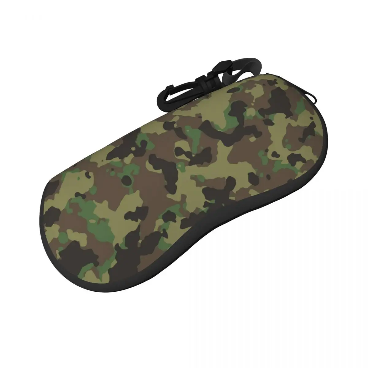 

Military Camo Horizontal Glasses Case Camouflage Army Men Women Zipped Sunglasses Pouch Fashion Travel Eyeglasses Organizer