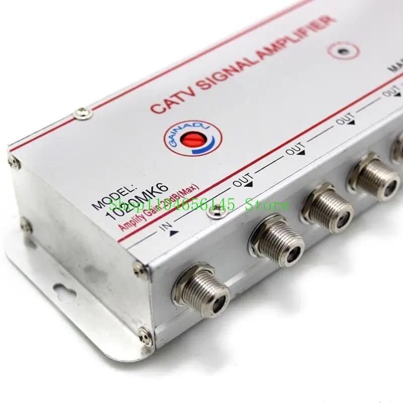 5asd 6Way 20DB Splitter High Quality Box Antenna Amplifier