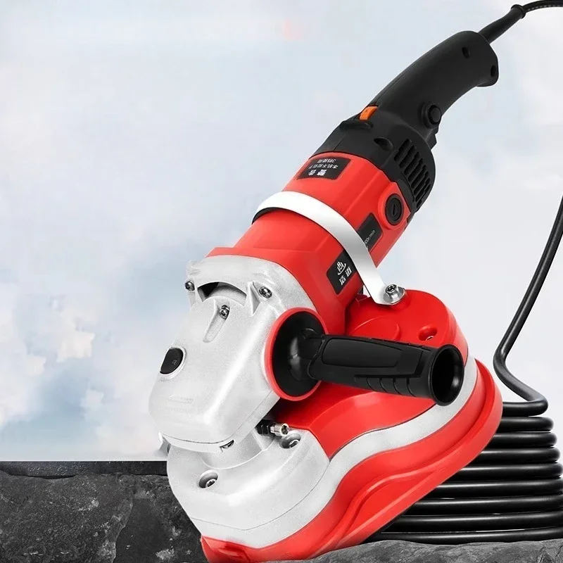 

Handheld three-head sander Multifunctional dust-free electric small roughing planer Putty concrete floor renovation