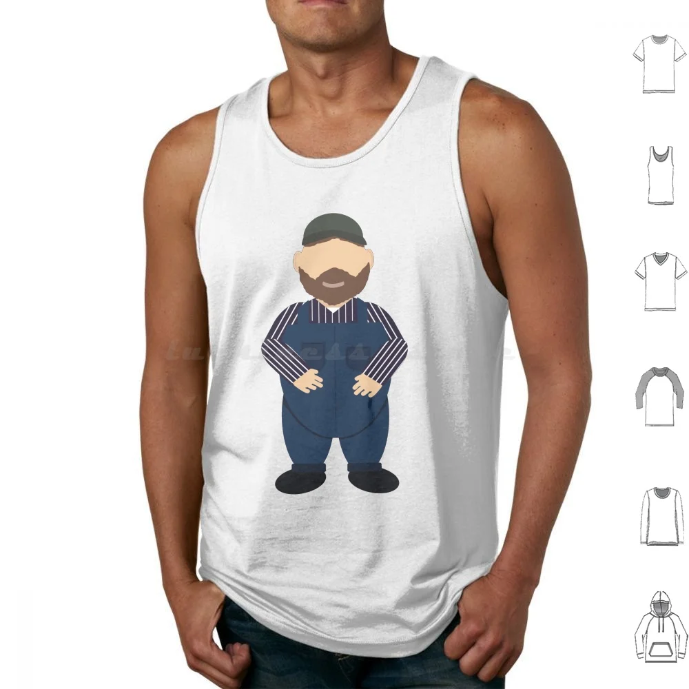 Squirrely Dan Cartoon Letterkenny Tank Tops Vest Sleeveless Squirrely Dan Dan Letterkenny Letterkenny Problems Toughest Guy