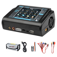HTRC LiPo Charger T150 AC/DC 150W 10A Touch Screen RC Balance Charger Discharger for LiPo LiHV LiFe Lilon NiCd NiMh Pb Battery