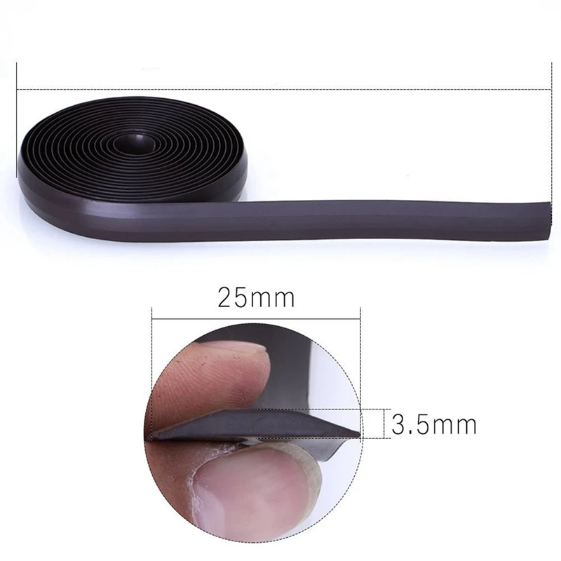 마그네틱 스트립 블랙 플라스틱 진공 청소기 부품, 샤오미 Mijia Roborock 지능형 청소 로봇에 적합