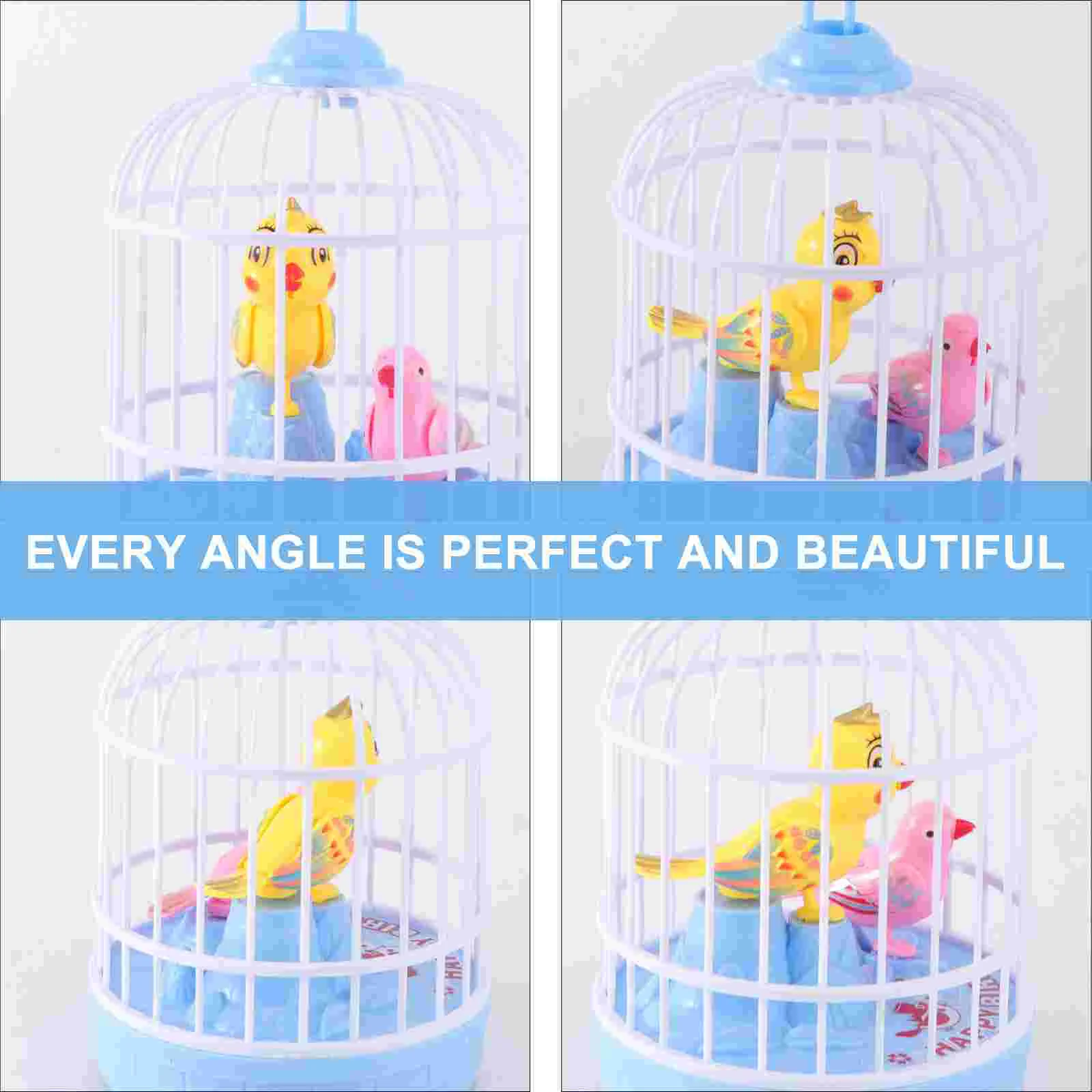 Voice Control Child Bird Cage Educational Toys Induction Birds Birdcage Imitation Parrot Kids Electric