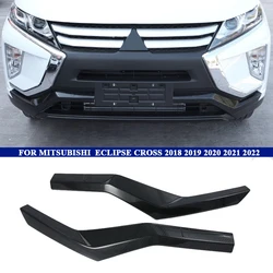 Car Fender Cover Front Bumper Anti Hit Protector Cover Trim For Mitsubishi Eclipse Cross Accessories 2018-2022 Carbon Garnish