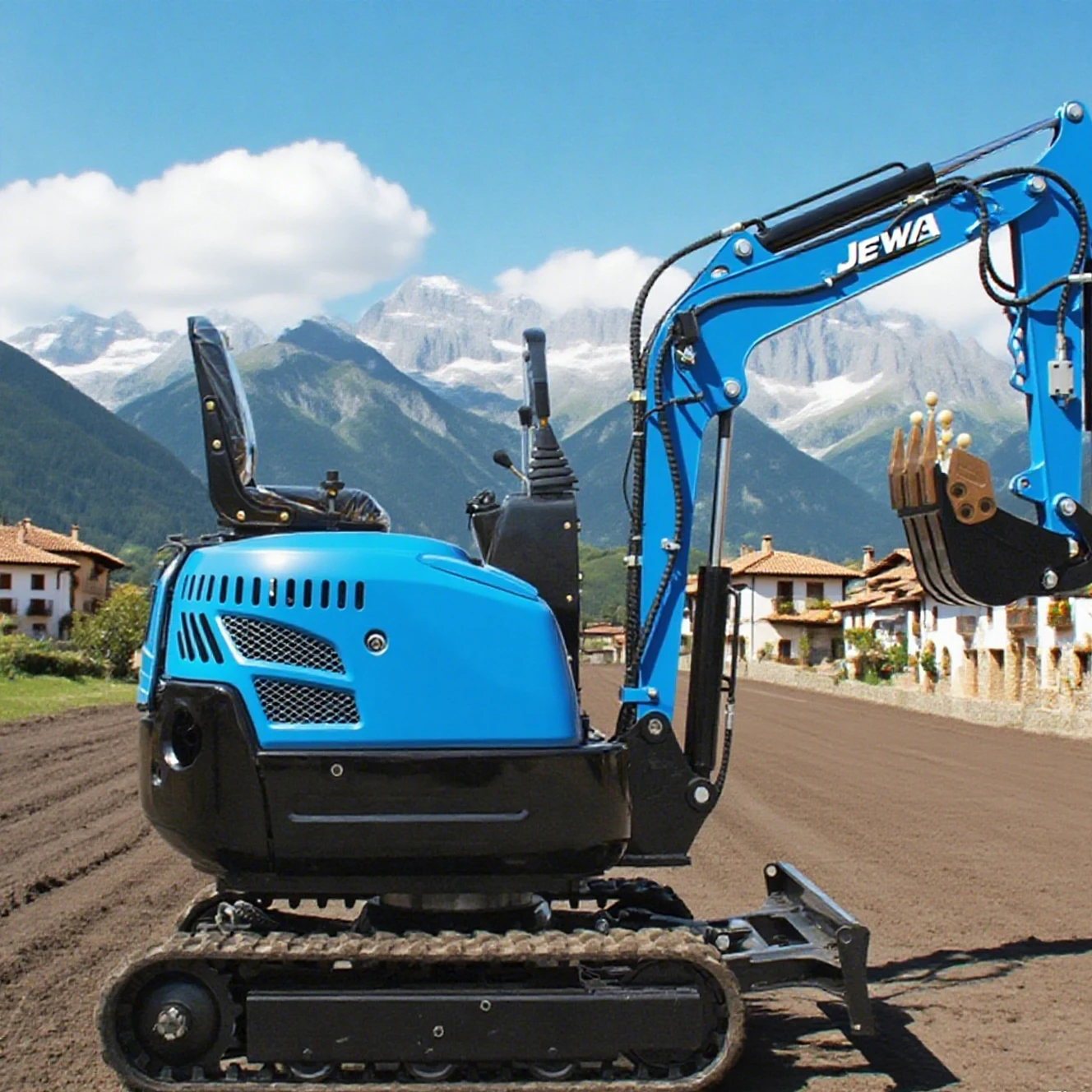 Hot-sell 1.3ton minigraafmachine Cab kubota motor diesel Euro5 EPA CE crawler kleine graafmachine graafmachine china fabriek lage prijs