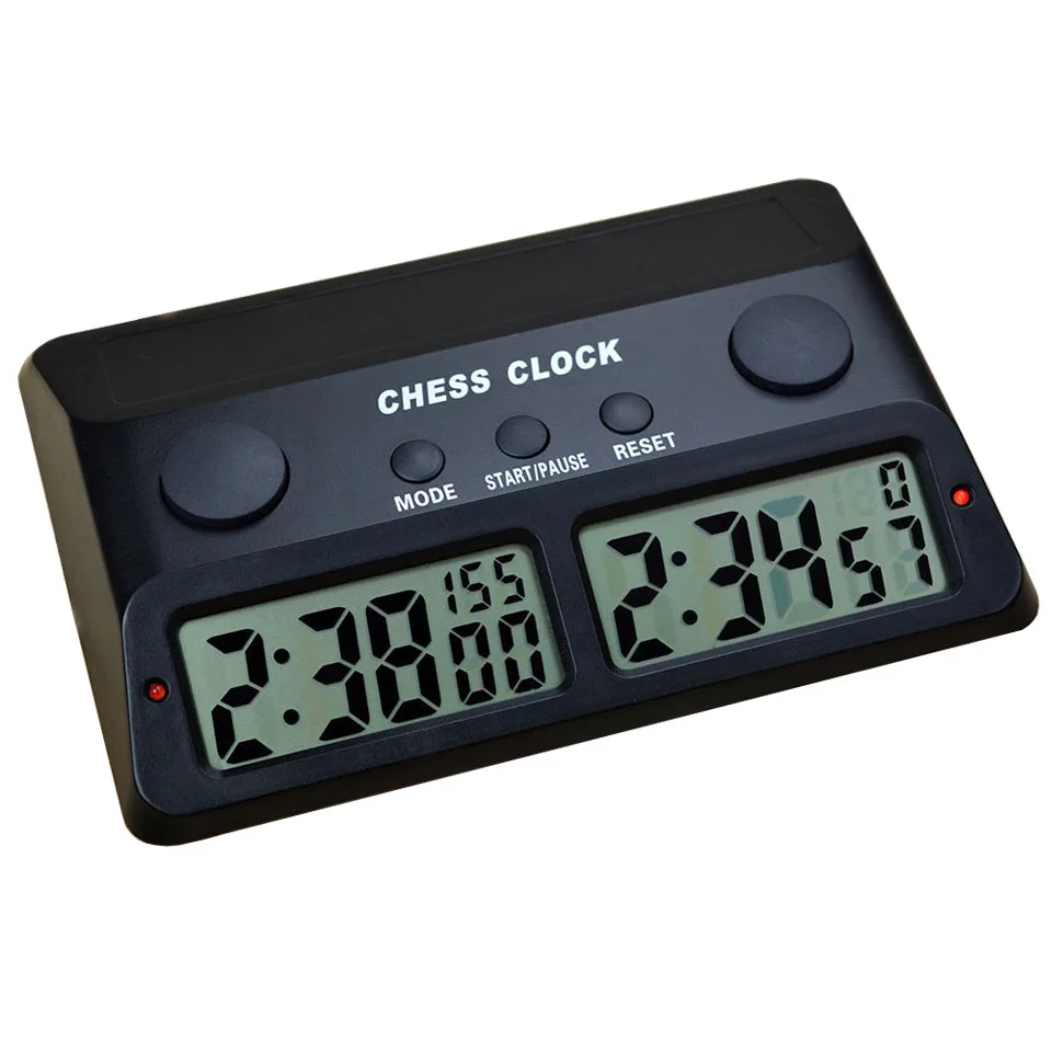 Competition Chess Clock, Hour Meter, Digital Board Game Chess Multipurpose Timer, Chess Game Count, Up Down Chronoscope