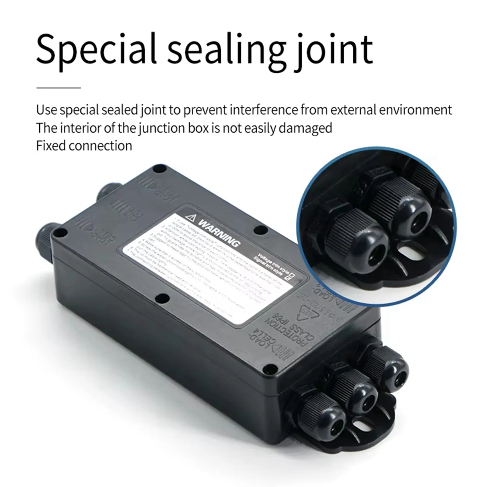 【NOW SAVE】2X 4 In 1 Load Cell Shell Junction Box Amplifier,With Multiple Protections Connection: 1-4 Sensors,Belt Weighing Tower