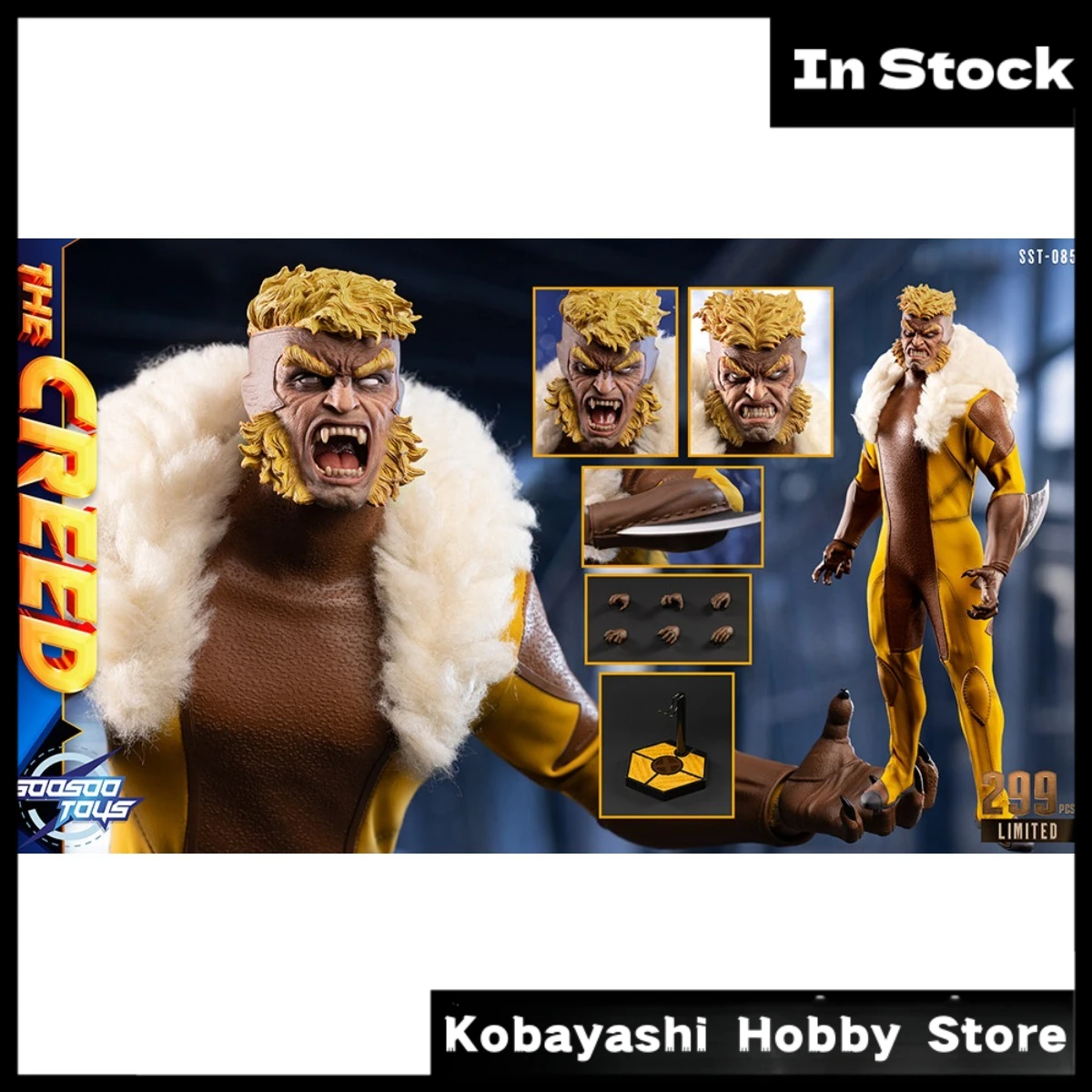 

In Stock Genuine Soosootoys SST-085 Sabretooth Victor Creed X-Men Limited Edition 299pcs 1/6 Scale Action Figure