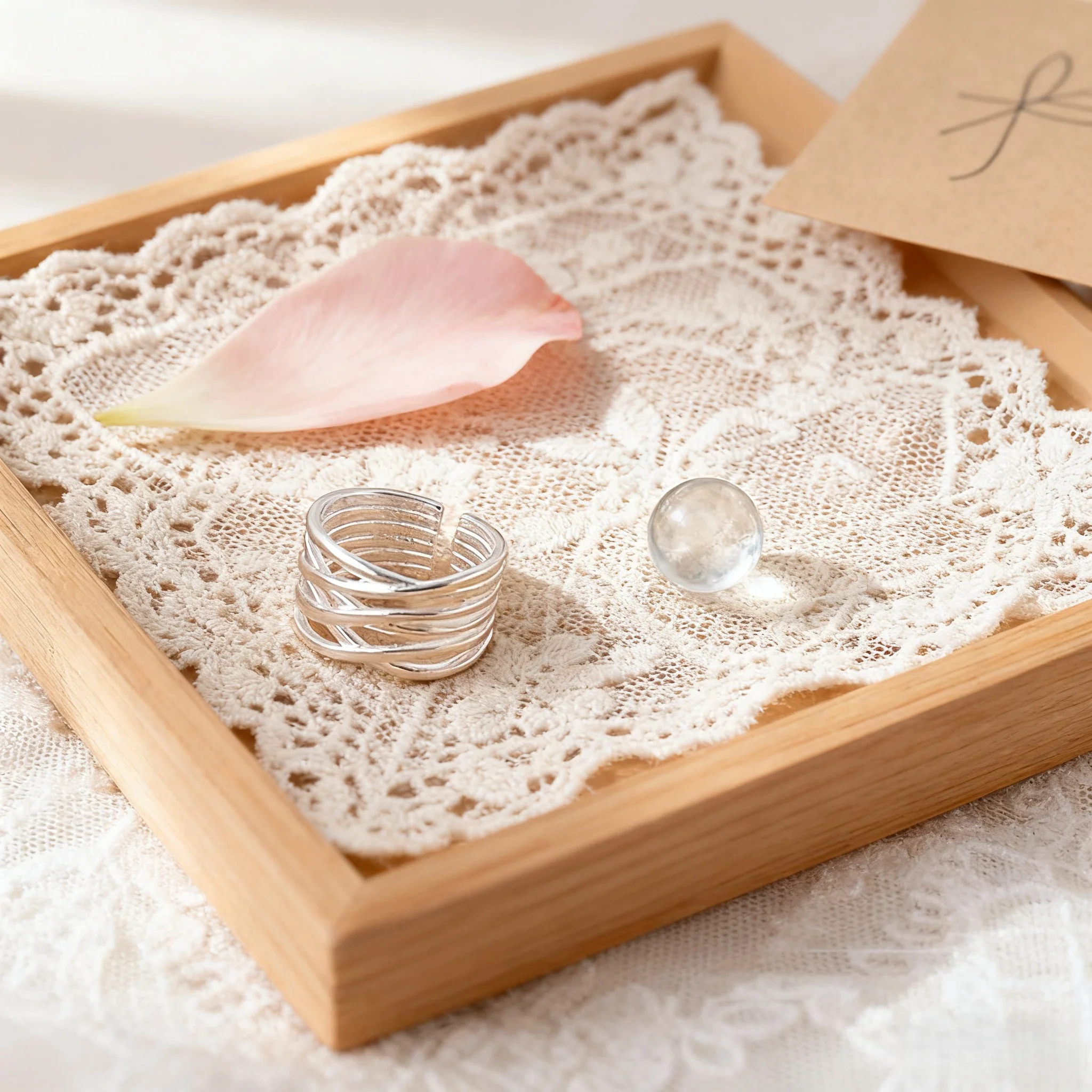 

Geometric Line Wrapped Open Ring With High-end Feel Personalized And Exquisite Jewelry Suitable For Women To Fold accessories