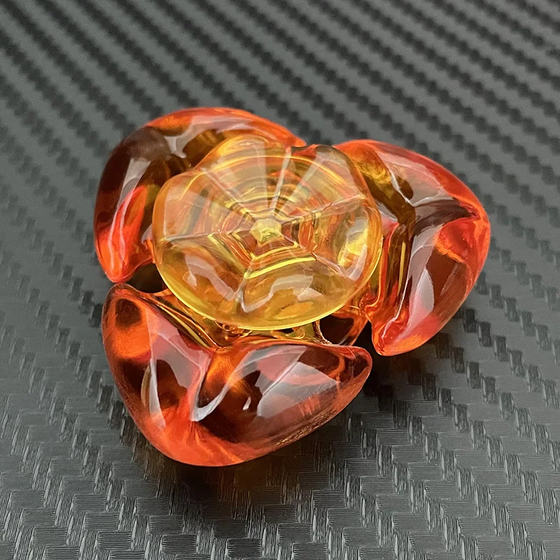 斬新なイカ型フィジェットスピナー、滑らかな触感のEDCフィジェットトイ、大人のストレス解消おもちゃ、オフィスでの不安解消とリラックスおもちゃ