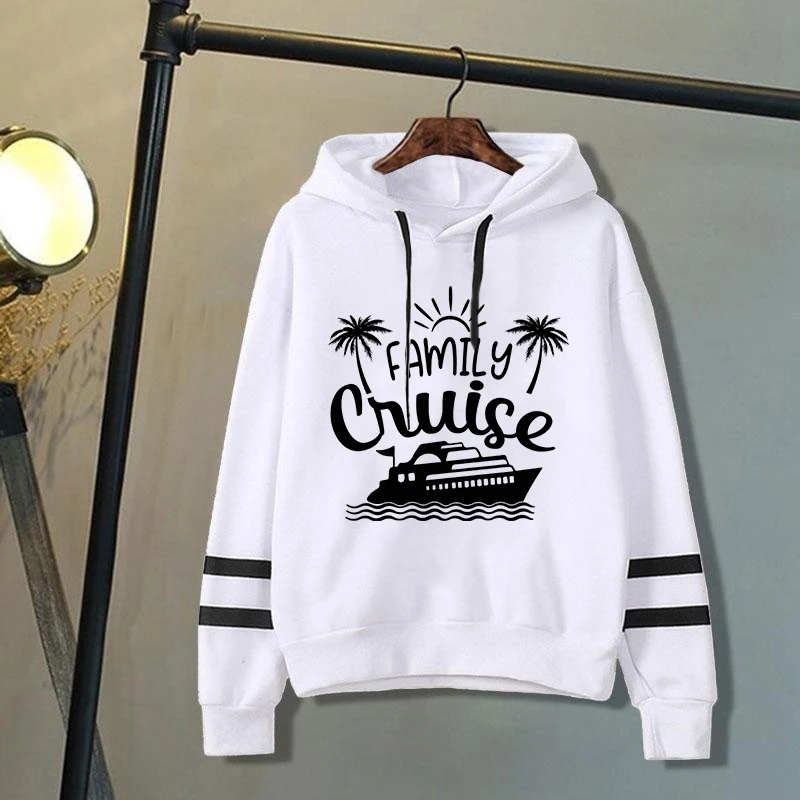 Hoodie impresso do cruzeiro da família para homens e mulheres, camisola encapuzada, hip-hop, exterior, rua, outono, inverno, novo