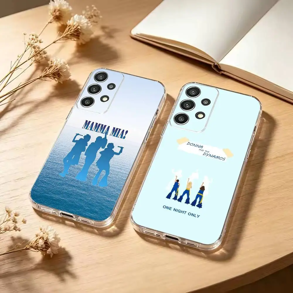 M-M-Mamma Mia-Musical Movie  Phone Case Soft Transparent Case For Samsung S25,S24,S21,S23,S22,S30,Plus,S20,Ultra