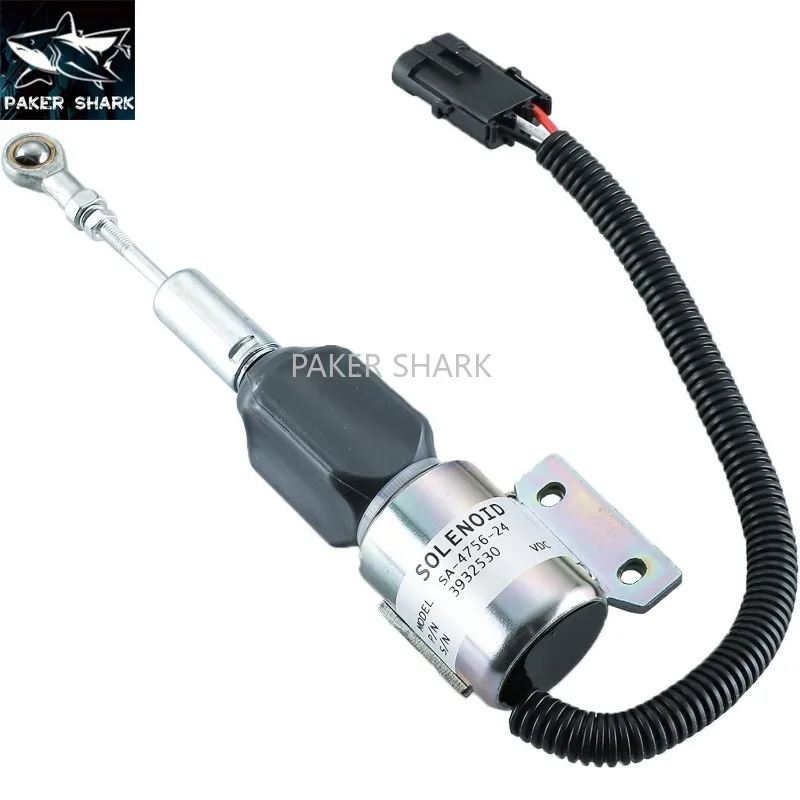 

3932530 For Cummins Engine 4BT 6BT Fuel ShutOff Solenoid R220-5 R210-3 R220-5 Komatsu PC200-6 Fuel ShutOff Solenoid Excavator