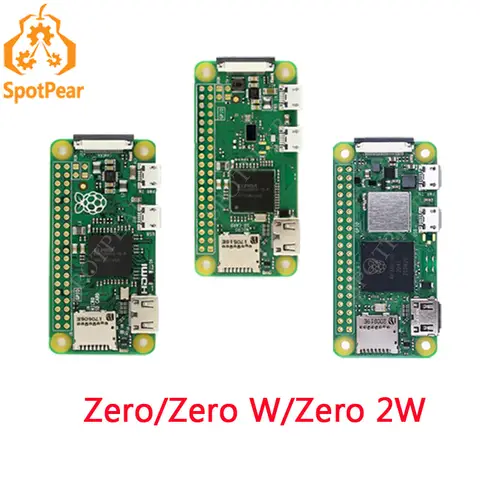 Raspberry Pi Zero / Zero W / Zero 2W 유형 옵션