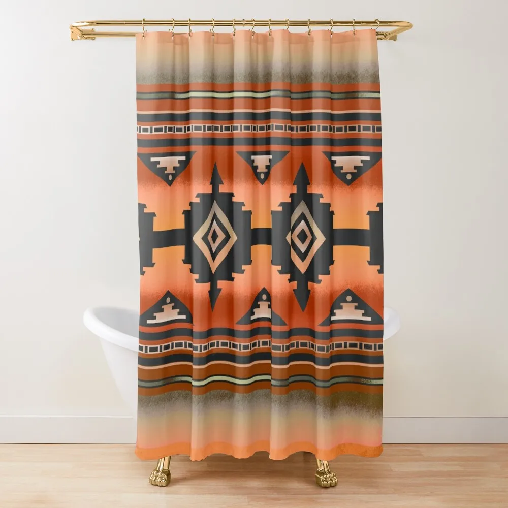 

Canyon Navajo Rust Shower Curtain Funny Shower Luxury Bathroom Shower Bath Window Curtain