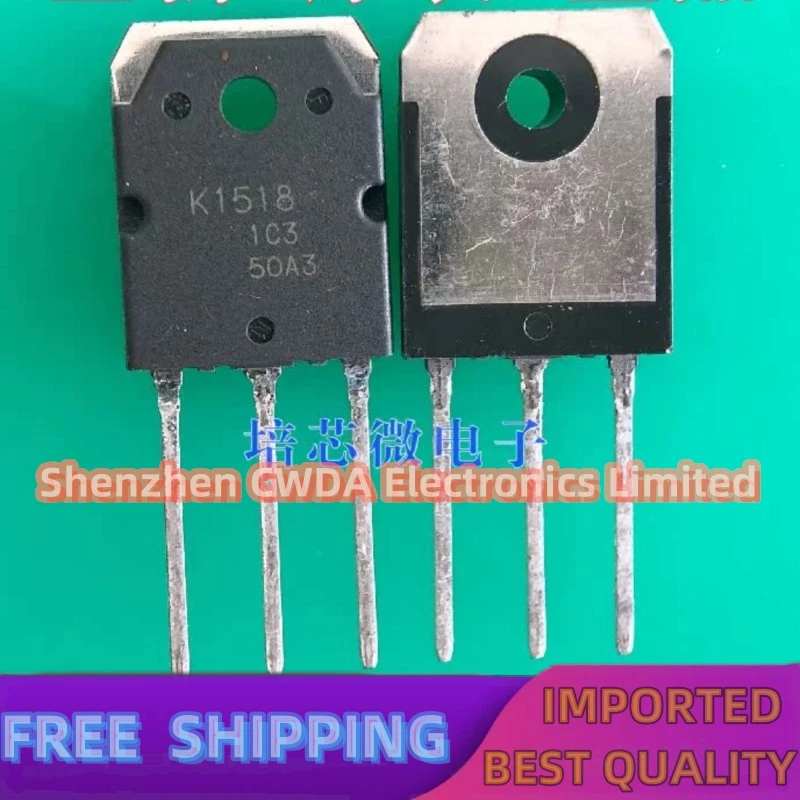 10PCS-20PCS  2SK1518 K1518  MOS TO-3P 20A/500V  In Stock Can Be Purchased 