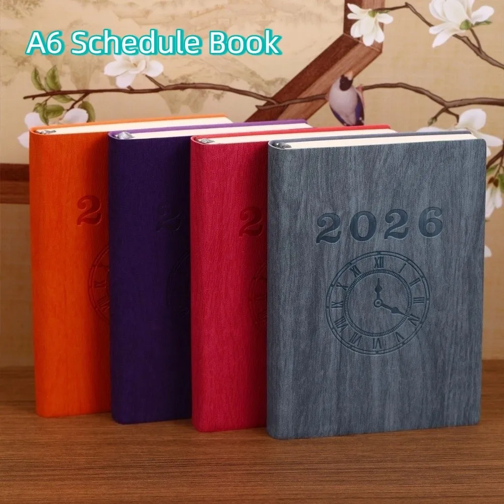 

Practical Multifunctional A6 Schedule Book Creative Exquisite 365 Day Planner Portable Time Management Notebook School Notebook