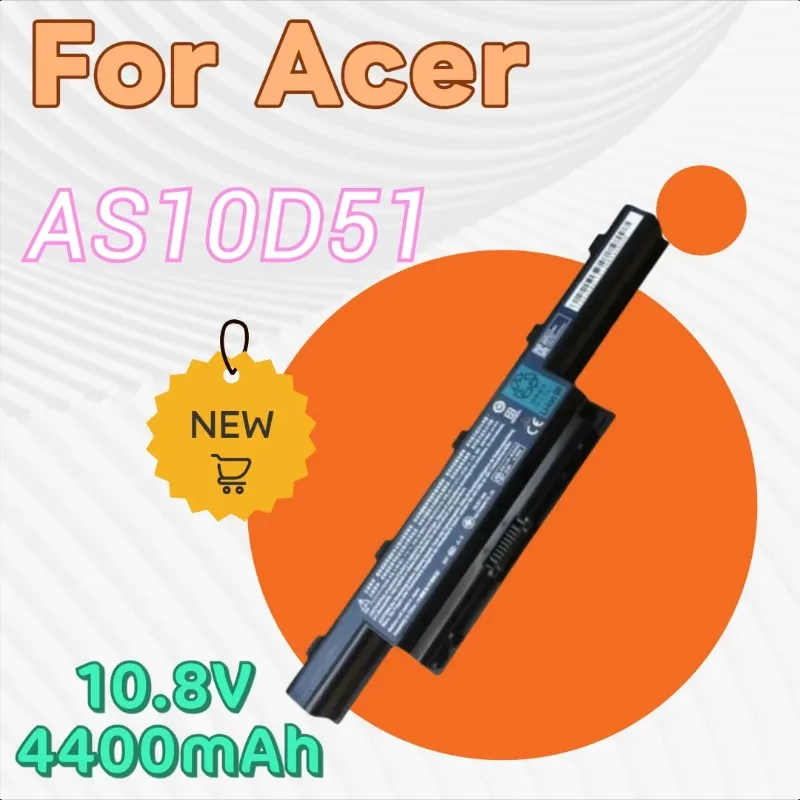 

Для Acer 5552G 5755G 4749 AS10D41 AS10D31 Сменный аккумулятор для ноутбука AS10D51 10,8 В 4400 мАч