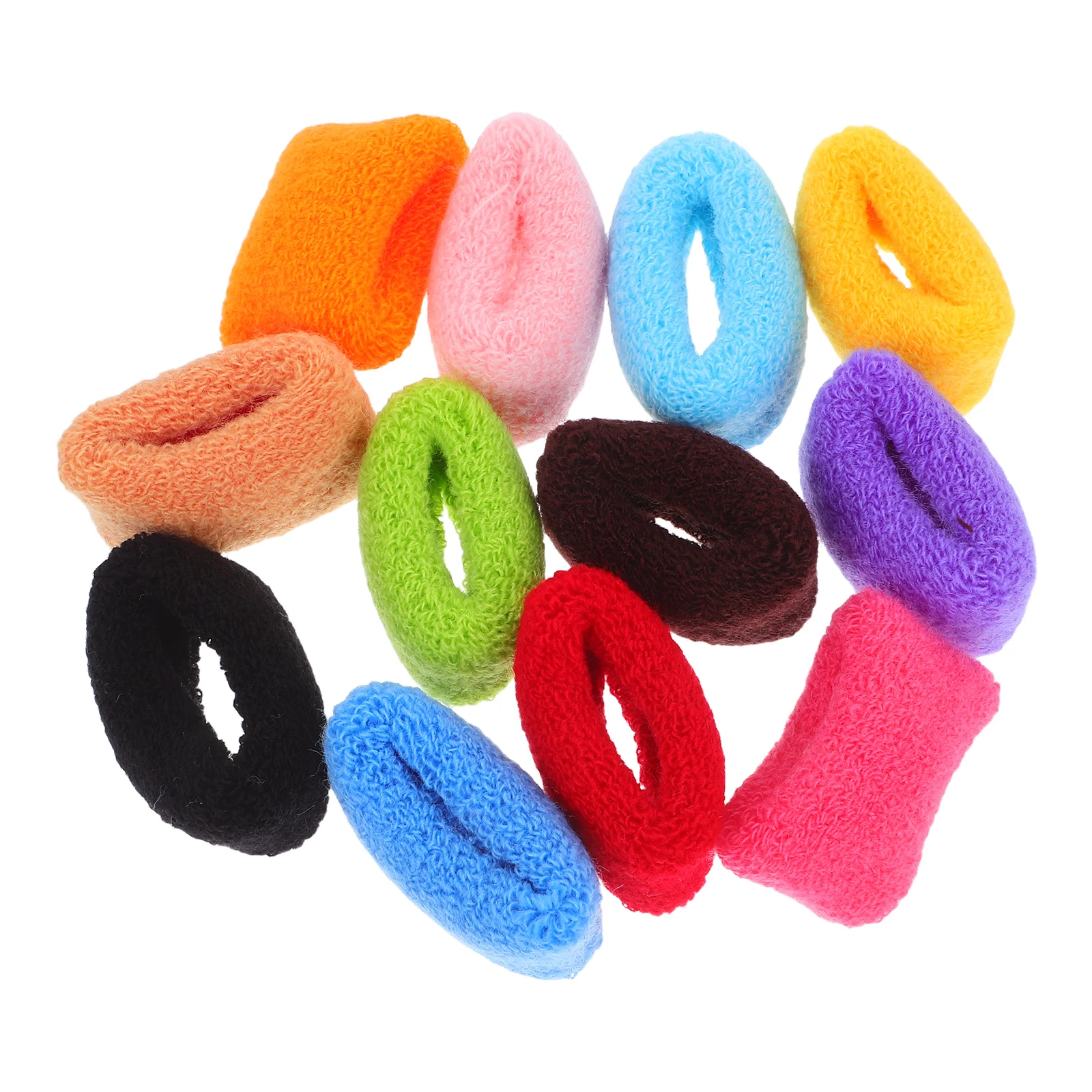 

12 Pcs Tie Elastic Bands for Women Girls Ponytail Holders Hair Rope Stylish Stretch Hair Tie Daily Accessories
