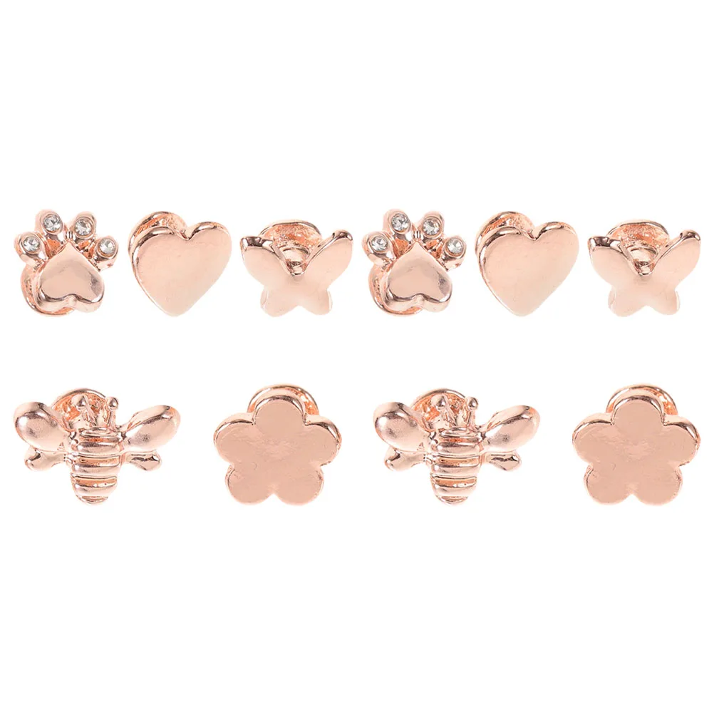 

10 Pcs Watch Band Charms Decorative Studs Decoration Bands Pendant Watchband Metal