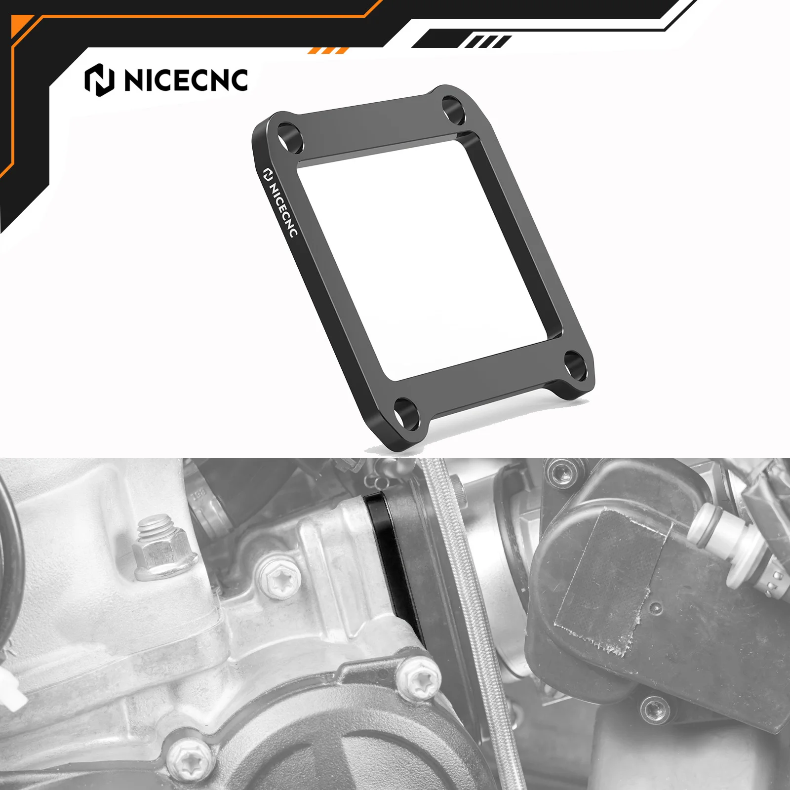 NICECNC 2024-2025 For KTM EXC 300 SX125 XC300 XCW 300 For Husqvarna TE300 TE250 TX300 GasGas EC300 TBI Reed Valve Spacer Kit