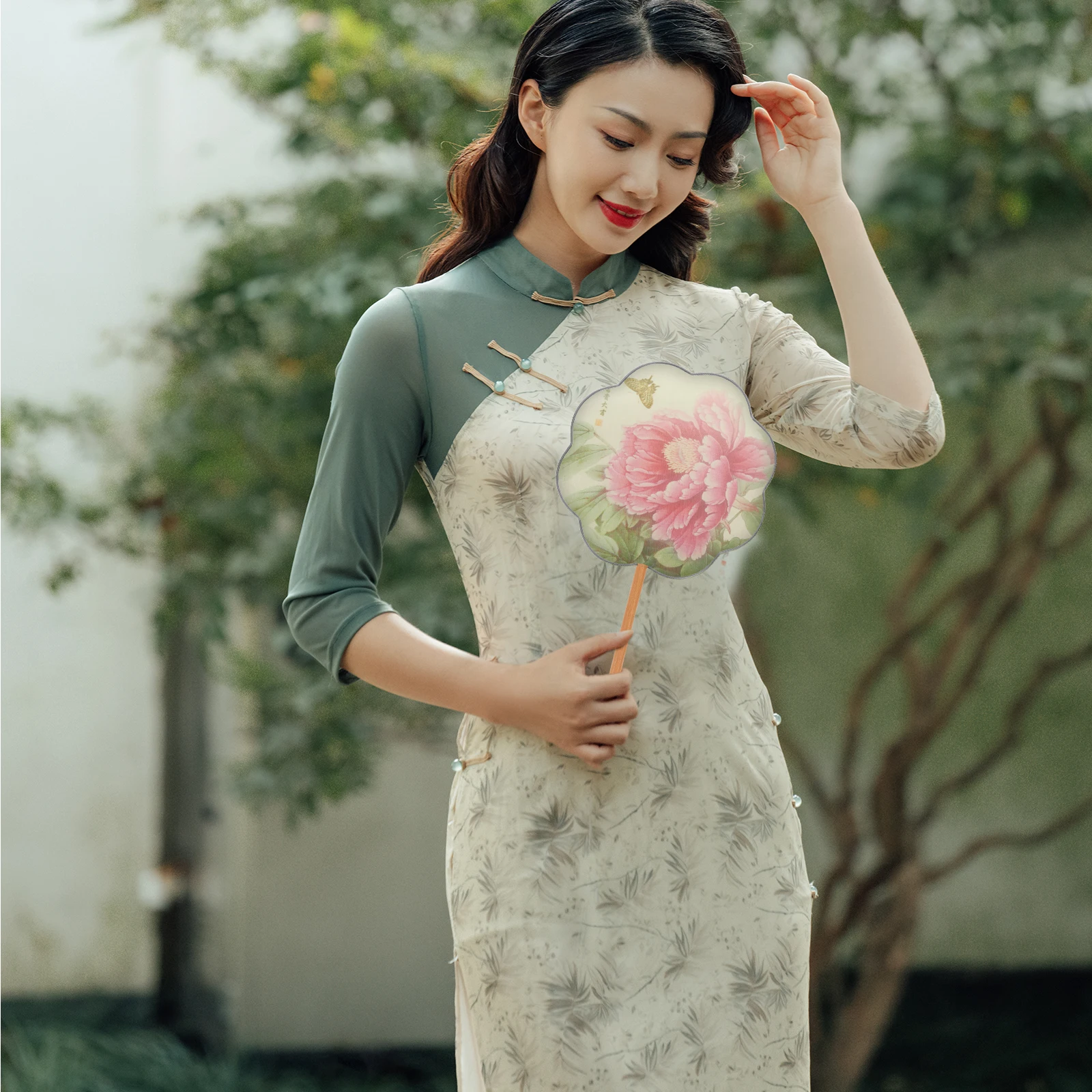 فارغة الحديد مراوح قابلة للطي 5 قطعة DIY الصينية رسمت باليد الحرفية خمر مجموعة مروحة اليد الزخرفية مروحة قابلة للطي لصالح الحفلات #6