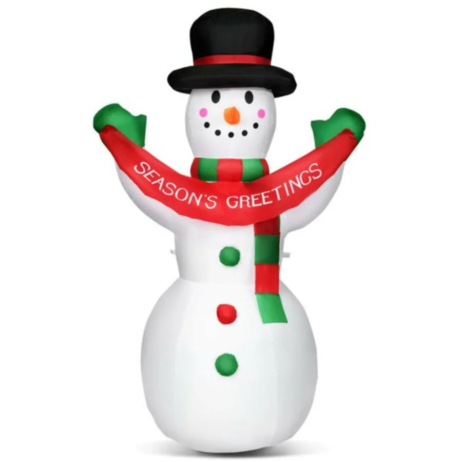 

6 Feet Christmas Dration Inflatable Christmas Snowman