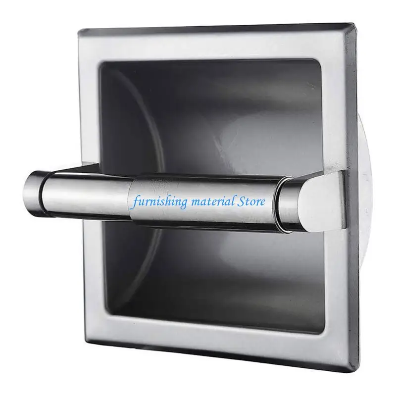Y5GD Multiuse Sturdy Stainless Steel Toilet Paper Roll Storage Holders with Elegant Look Home Bathroom Organization