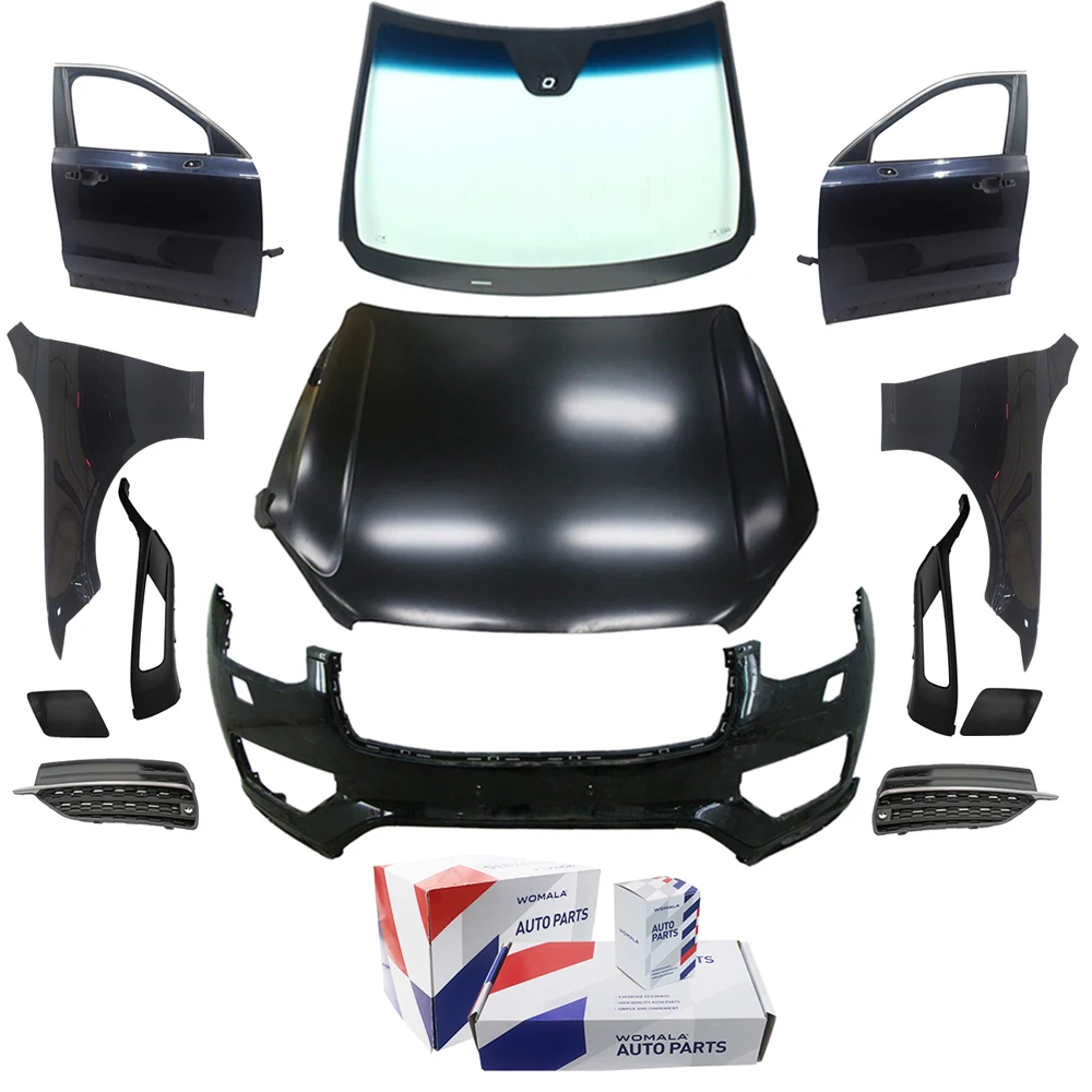 

Оригинальные кузовные детали: расширители колесных арок (черные), фары, стекло люка, передний бампер для Volvo S60, S80, S90, XC60, XC90