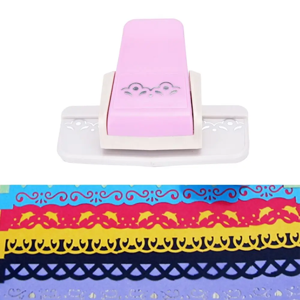 Supplies Handmade Gift Decorative Border Paper Cutter Embossing Punch Fancy Border Punch DIY Scrapbooking S Flower Design