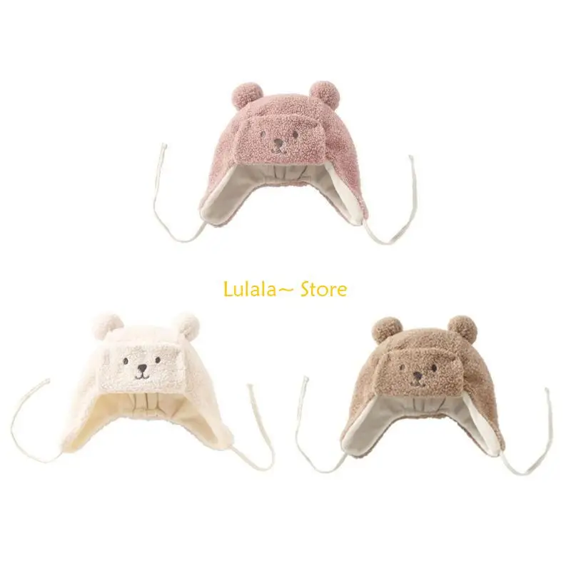 

Y4QA Infant Winter Hat Baby Beanie Autumn Warm Hat 10M-2T Children Breathable Hat