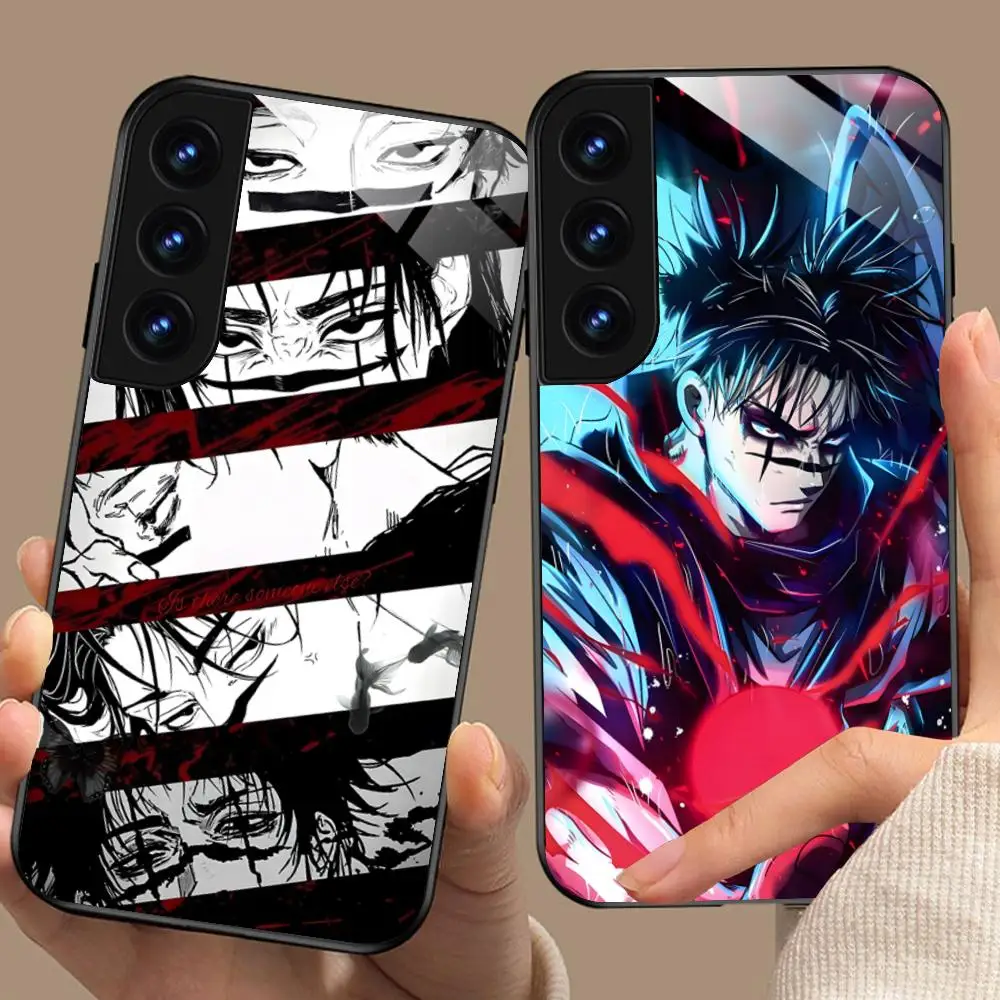 JJK Choso Phone Case for Samsung Galaxy A56 55 54 53 52 51 36 35 34 23 16 15 5G Glass Protective Cover