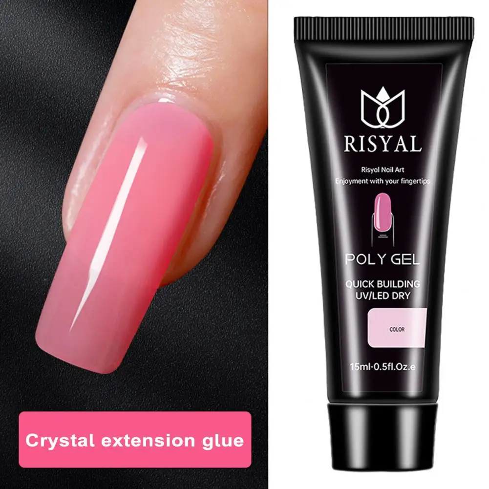 Easy to Remove Gel Nail Polish Quick-drying Nail Gel Vibrant Jelly Nail Extension Gel Texture Quick Drying Uv Lamp Curing Long